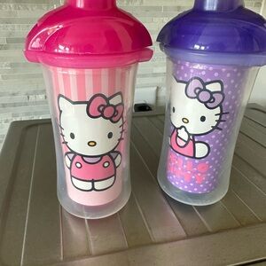 Hello Kitty Pink and Purple Kids Cups
